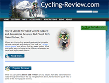 Tablet Screenshot of cycling-review.com